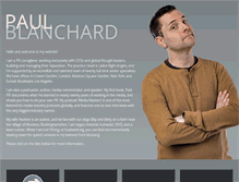 Tablet Screenshot of paul-blanchard.info